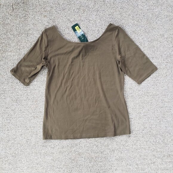 ralph lauren silk cotton tshirt - Picture 6 of 6